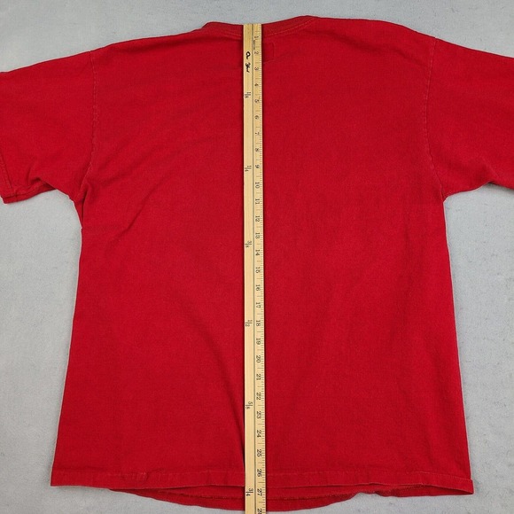 Georgia Bulldogs T-Shirt‎ Men's Large Red Russell Athletic Eastern Division - Picture 11 of 12